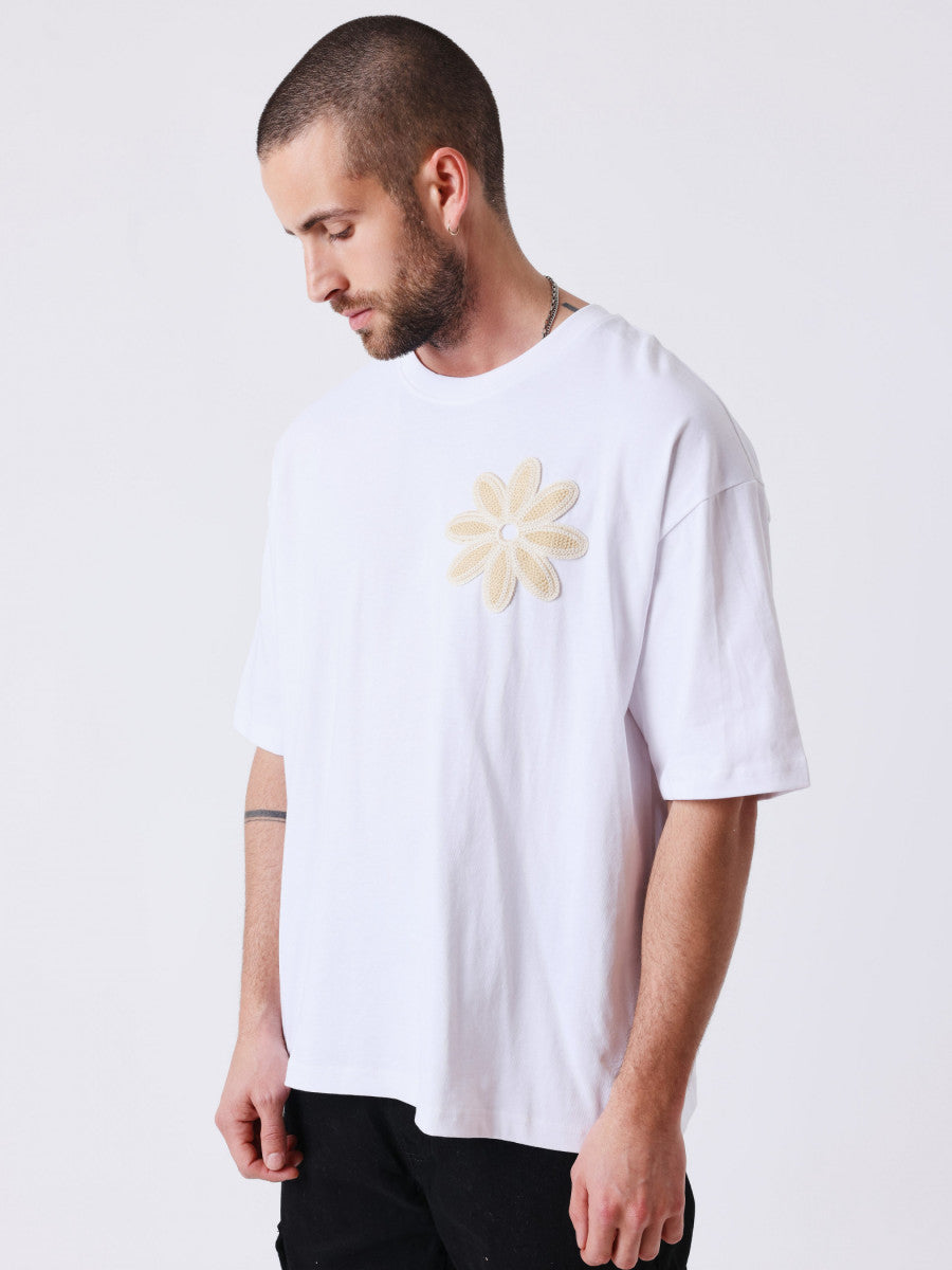 T-shirt Marguerite Blanc