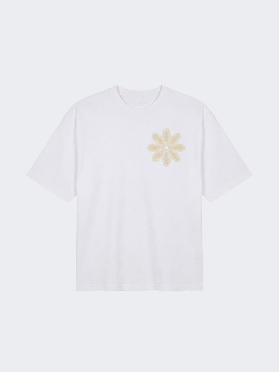 T-shirt Marguerite Blanc