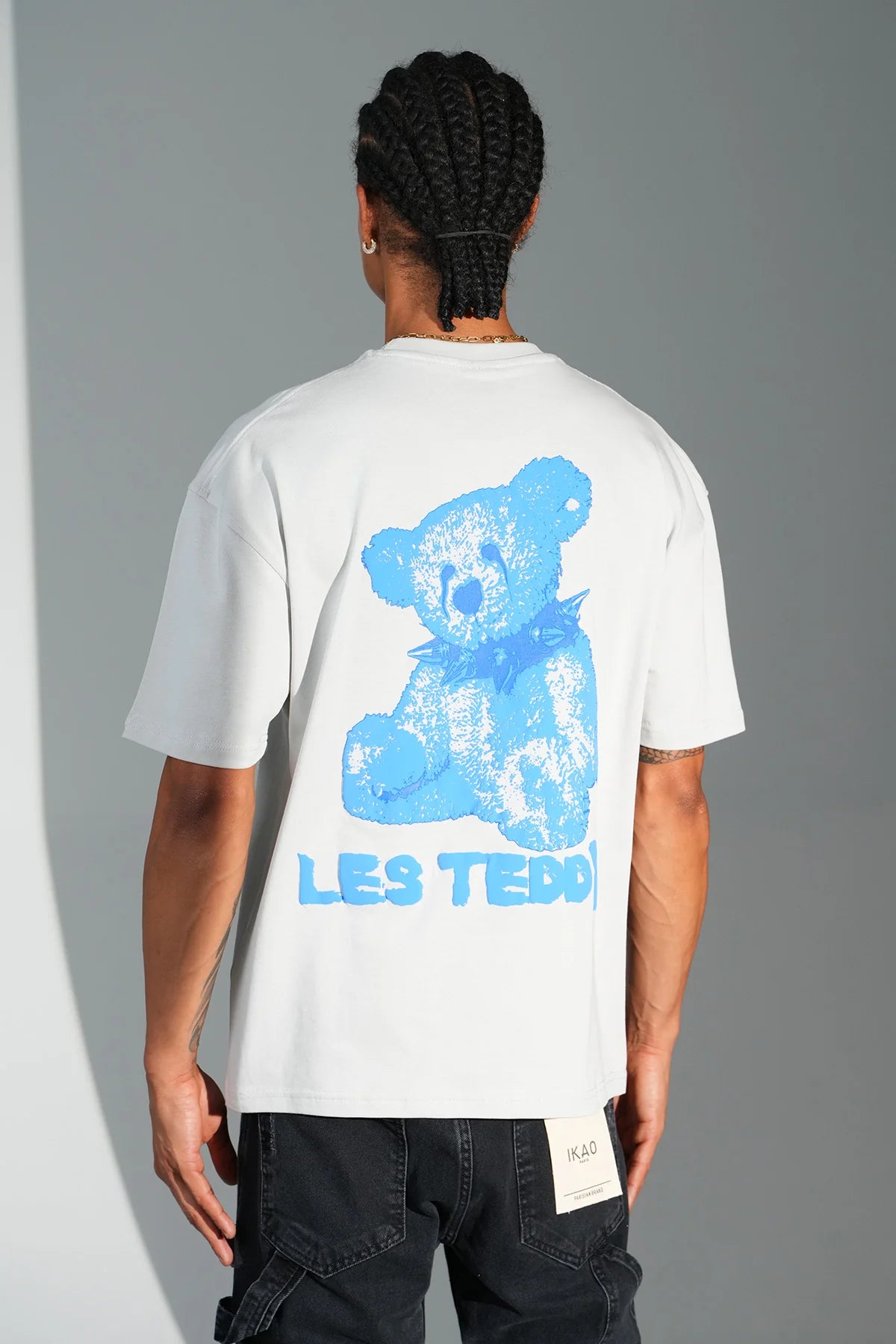 T-shirt Teddy Gris