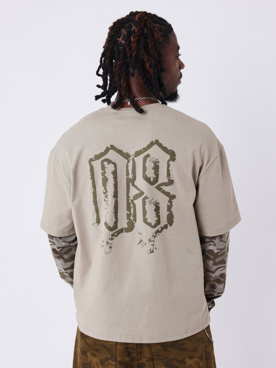 T-shirt Forest Kaki/Beige