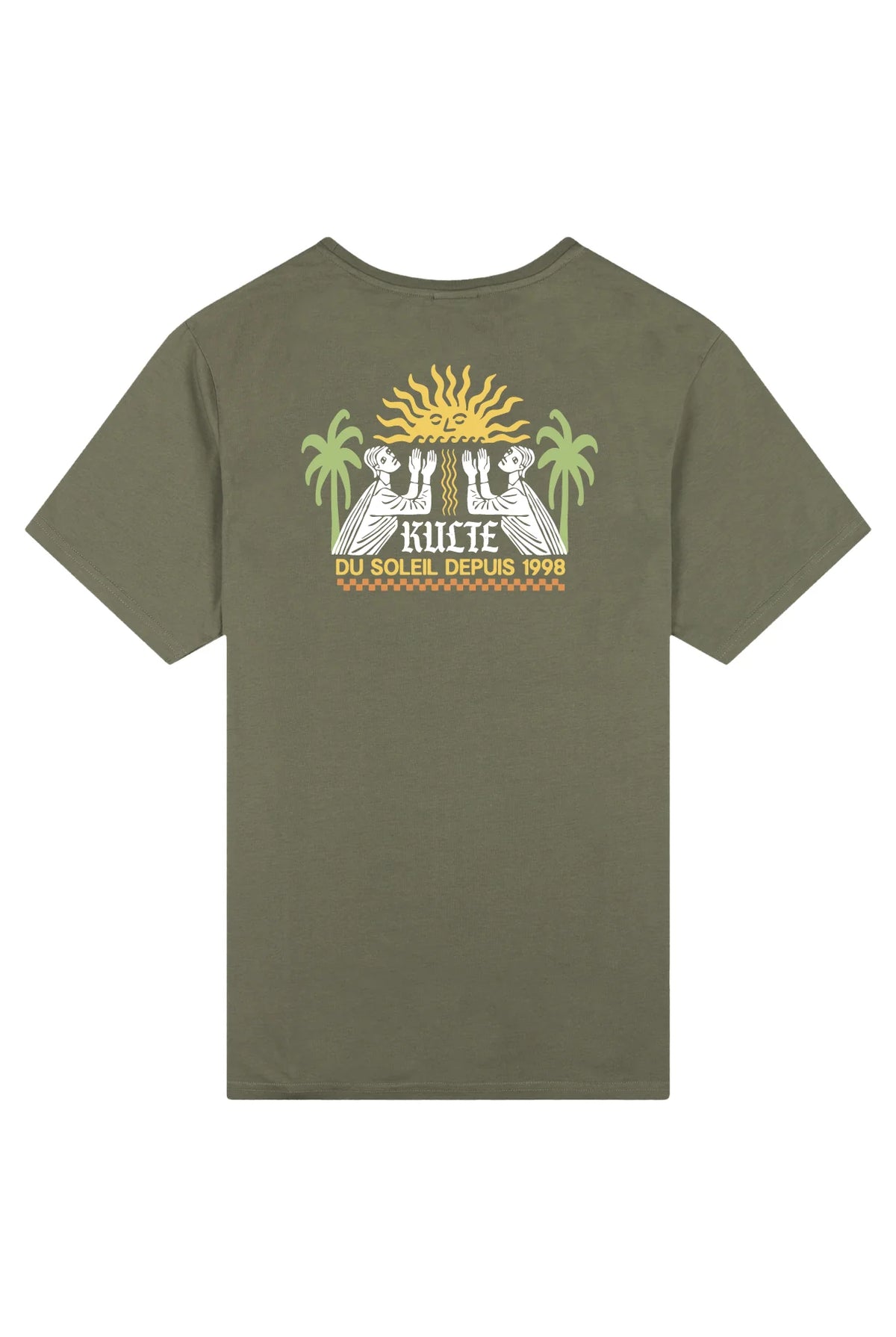 T-shirt Palm Sunshine Kaki