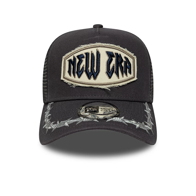 Casquette Trucker Retro Gris