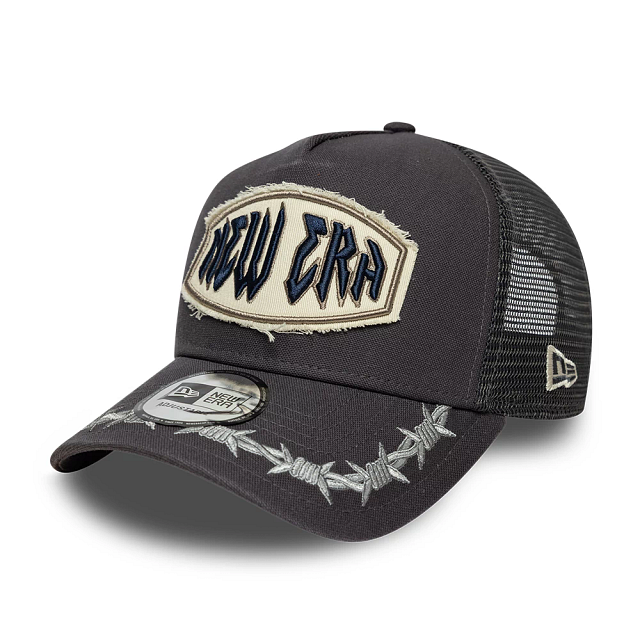Casquette Trucker Retro Gris
