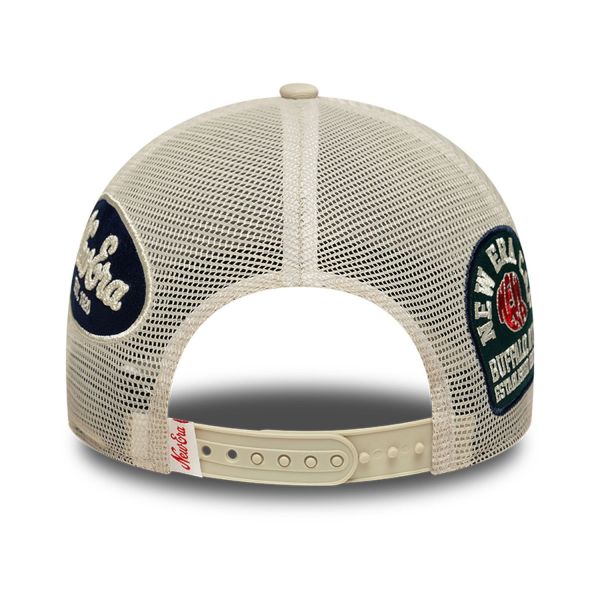 Casquette Trucker Buffalo Patch Vintage Beige