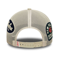Casquette Trucker Buffalo Patch Vintage Beige