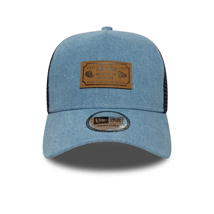 Casquette Trucker Héritage Denim Bleu