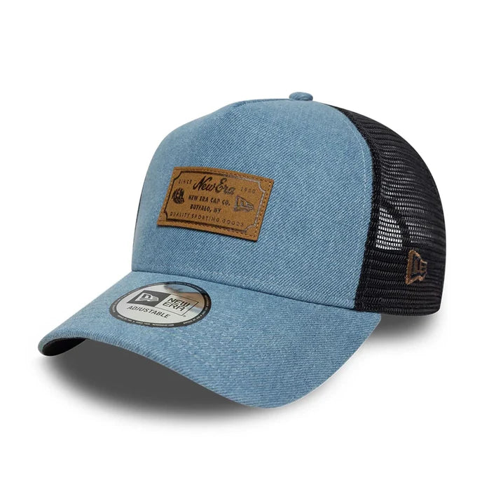 Casquette Trucker Héritage Denim Bleu