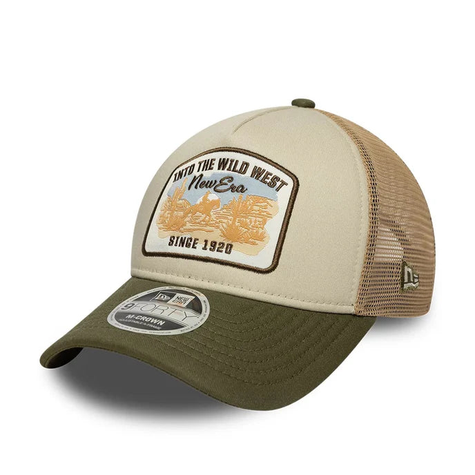 Casquette Trucker Wild West Beige/Kaki
