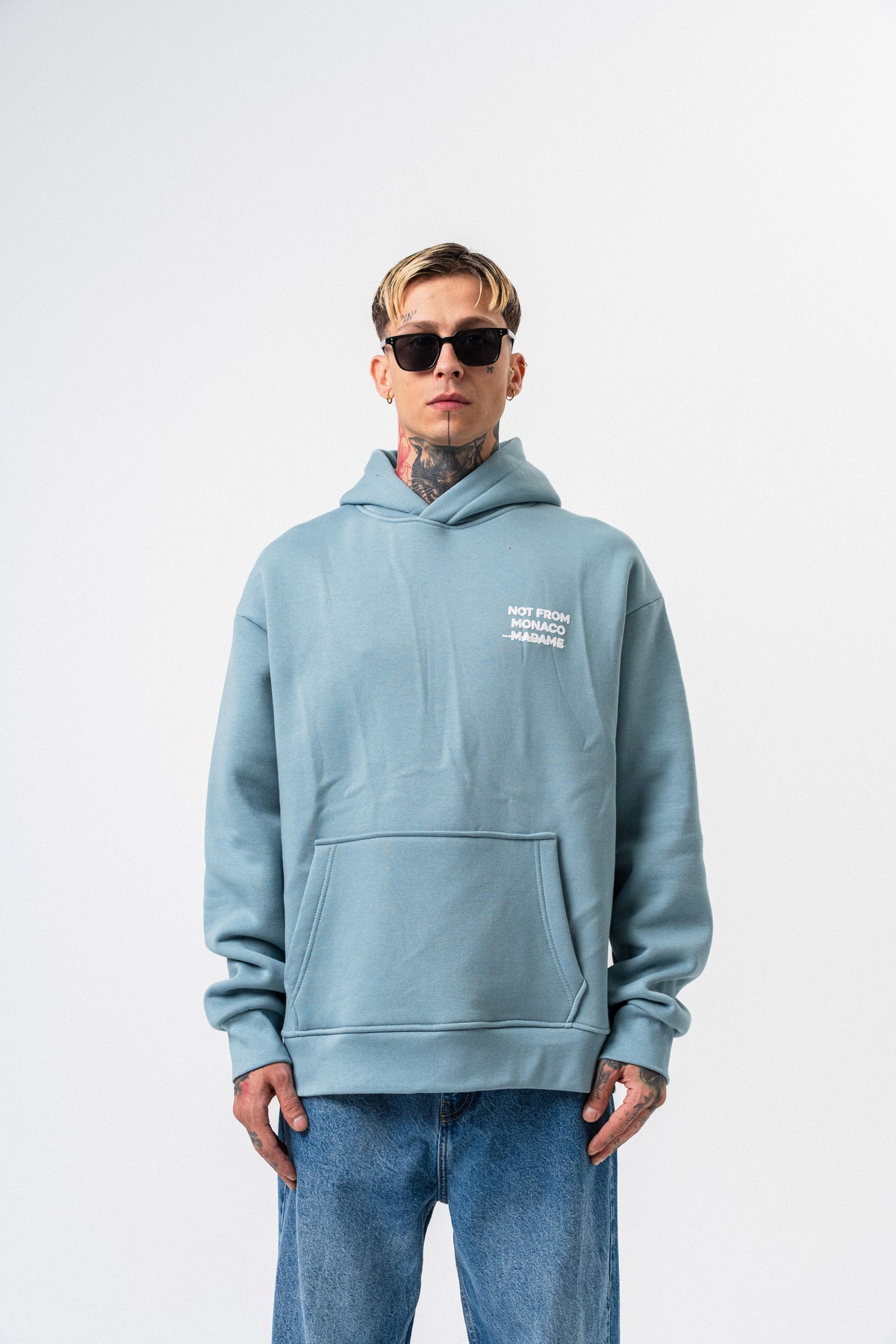 Hoodie Not From Monaco Madame Bleu