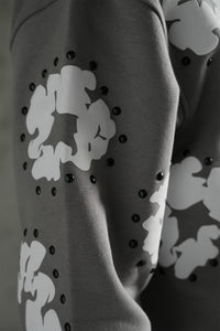 Ensemble Veste/Pantalon Flower Gris/Noir