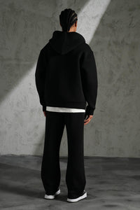 Ensemble Veste/Pantalon Néoprène Perle Noir