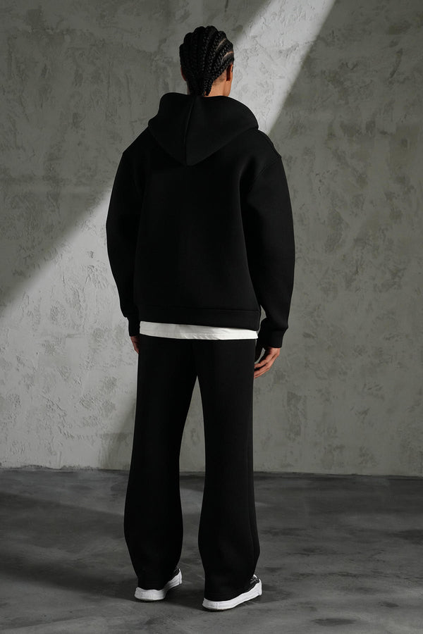 Ensemble Veste/Pantalon Néoprène Perle Noir