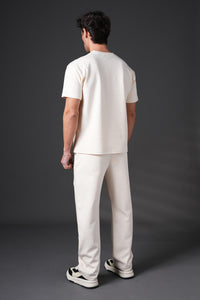 Ensemble T-shirt/Pantalon Croix Noir/Beige