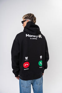 Hoodie Money Iphone Noir