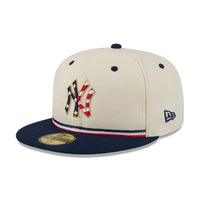 Casquette 59Fifty New York Yankees USA Beige/Marine
