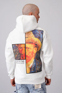 Hoodie Van Gogh Blanc