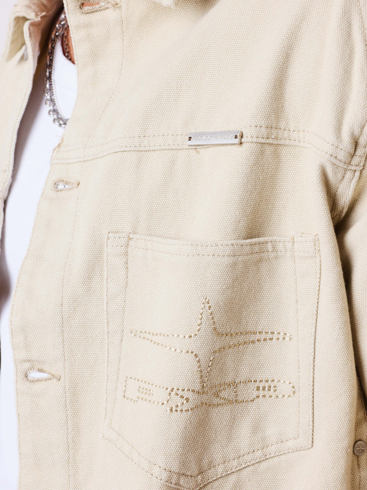 Chemise en Jean Knockout Beige