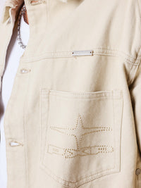 Chemise en Jean Knockout Beige